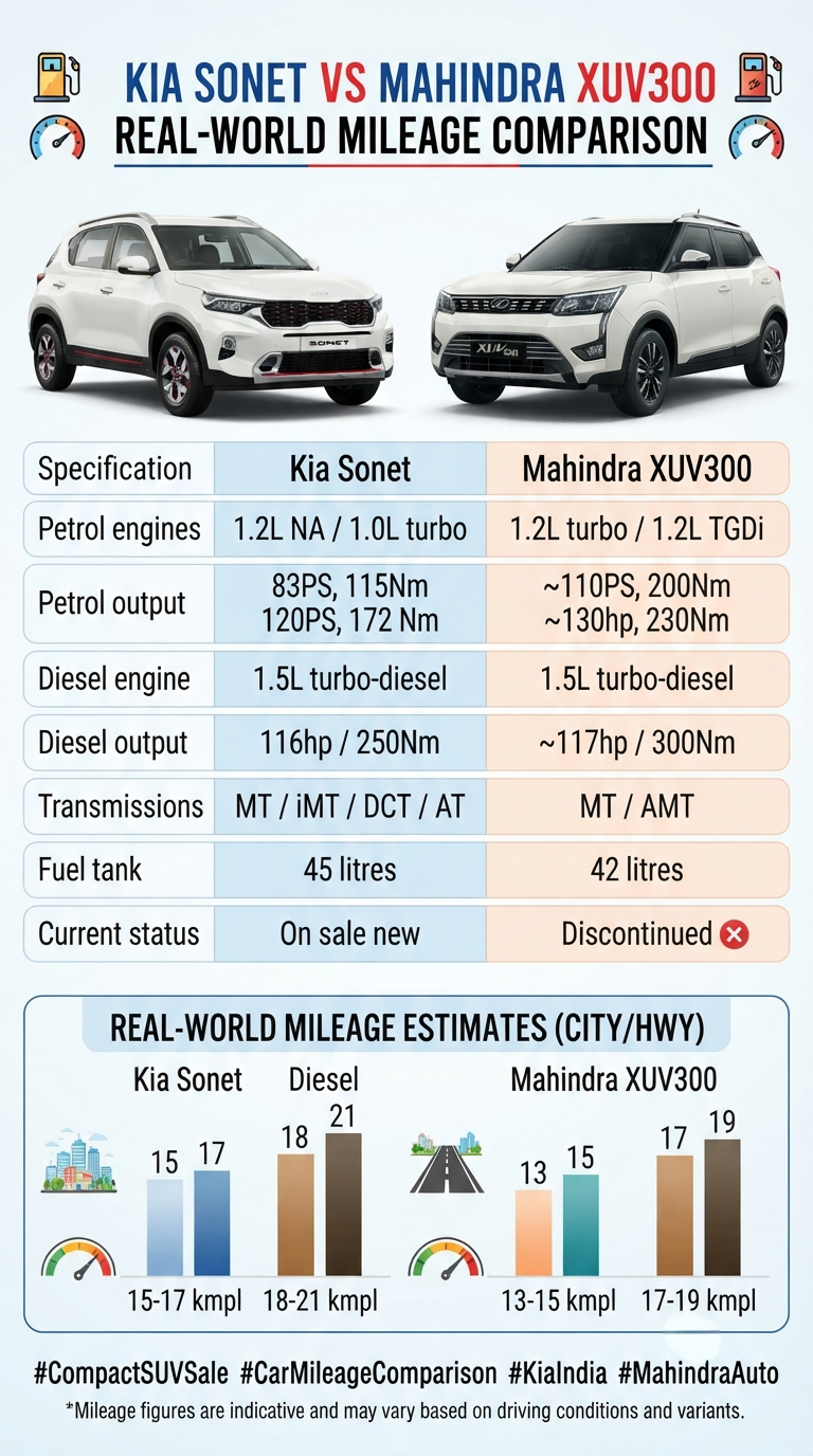 https://infoautostories.com/kia-sonet-vs-mahindra-xuv300-which-compact-suv-reigns-supreme-in-real-world-mileage/